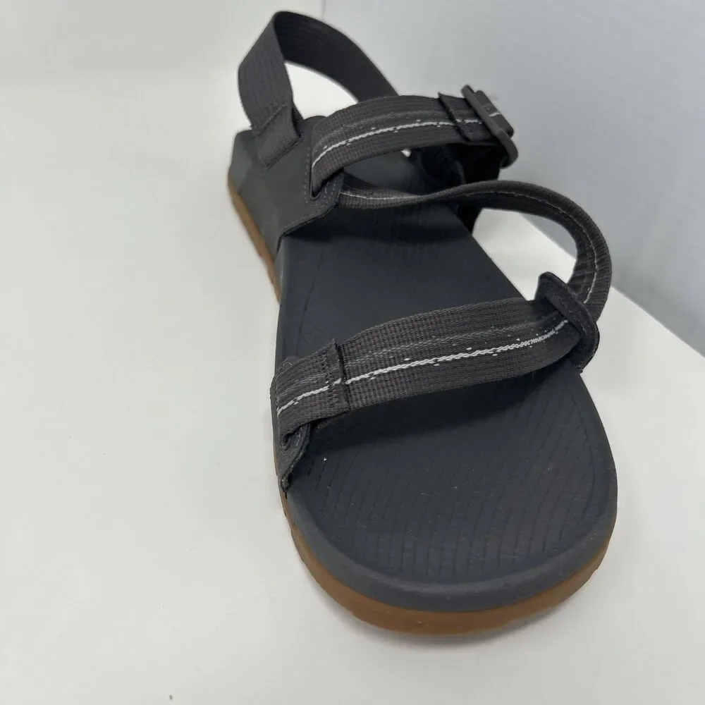 Chaco Sandals Shoes Mens Size 12 Gray Strappy Adjustable Slip On Outdoor Casual